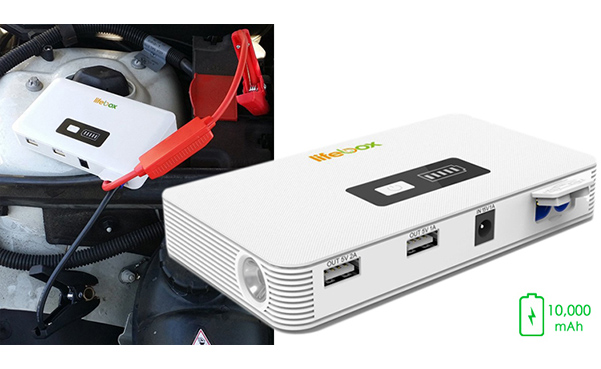 LifeBox Portable Car Jump Starter & Power Bank