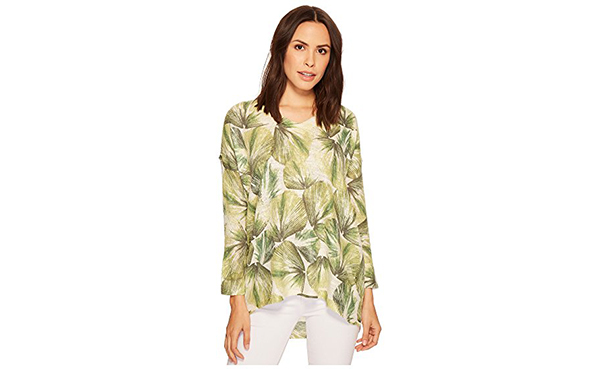 Nally & Millie Tropical Women's Printed Top