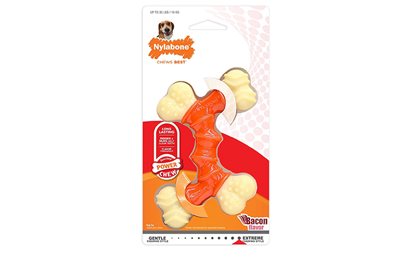 Nylabone Bone Bacon Dog Chew Toy