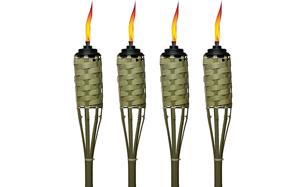 Tiki Brand 57-Inch Luau Bamboo Torches (4 pack)