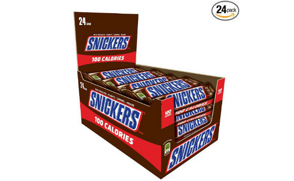 SNICKERS 100 Calories Chocolate Candy Bar