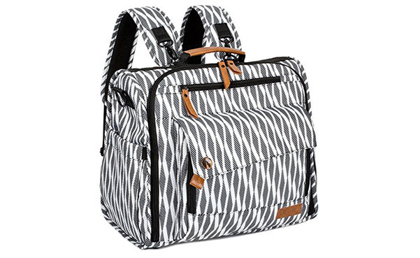 ALLCAMP Zebra Diaper Bag Backpack