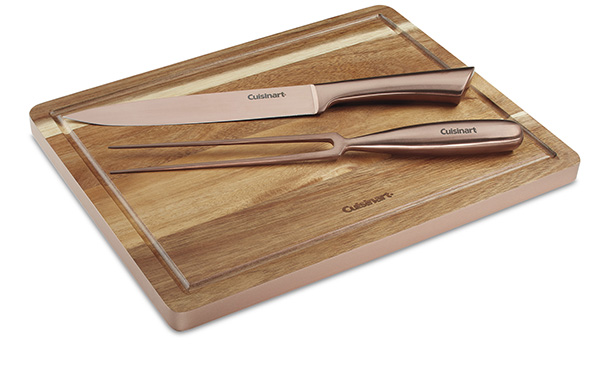 Cuisinart 3 Pc. Rose Gold Carving Set