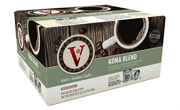 Victor Allen Coffee, Kona Blend Single Serve K-cup