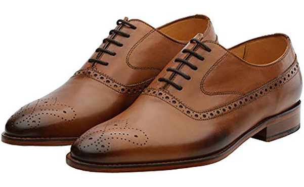 3DM Lifestyle Men's Brogue Leather Oxfords Shoes
