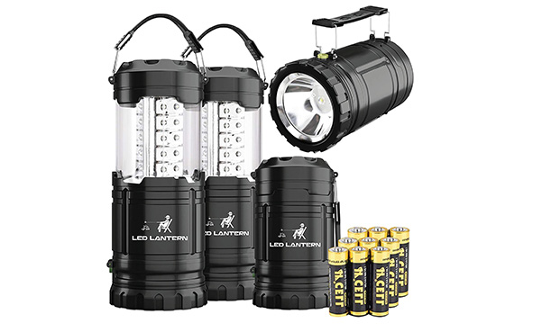 MalloMe 2-IN-1 LED Camping Lantern & Flashlight