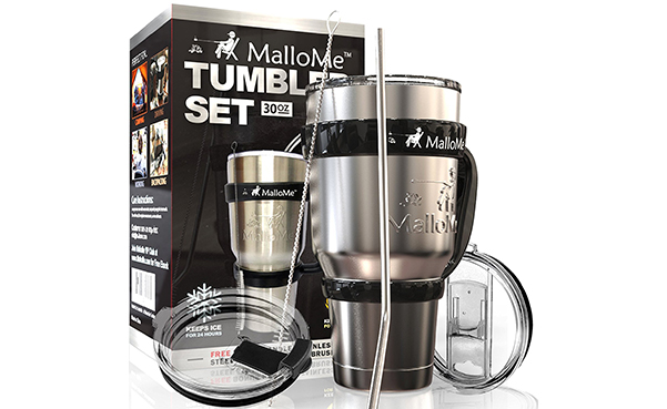MalloMe Stainless Steel Vacuum Insulated Tumbler