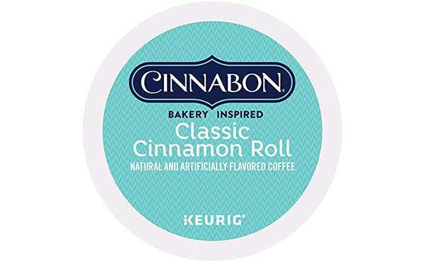 Cinnnabon Cinnamon Roll Coffee K-Cup, 24 Count