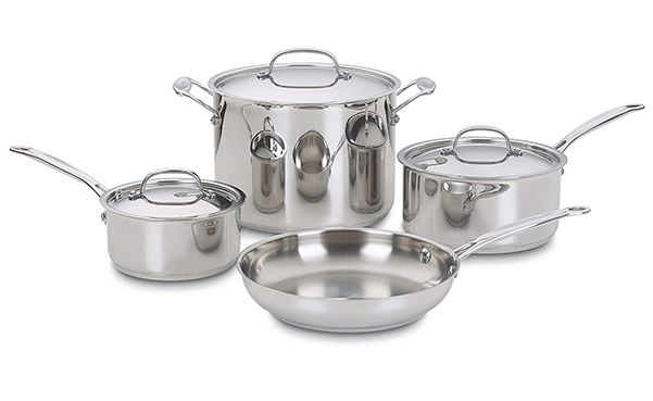 Cuisinart Chef's Stainless 7-Piece Cookware Set