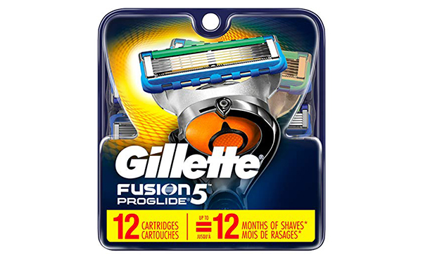 Gillette Fusion5 Men's Razor Blades, 12 Refills