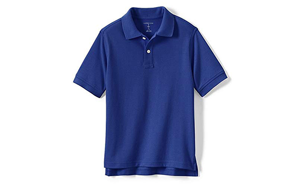 Lands' End School Uniform Short Sleeve Polo