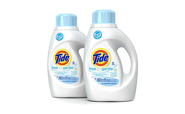 Tide Free HE Liquid Laundry Detergent, Pack of 2
