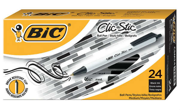 BIC Clic Stic Retractable Ball Pen
