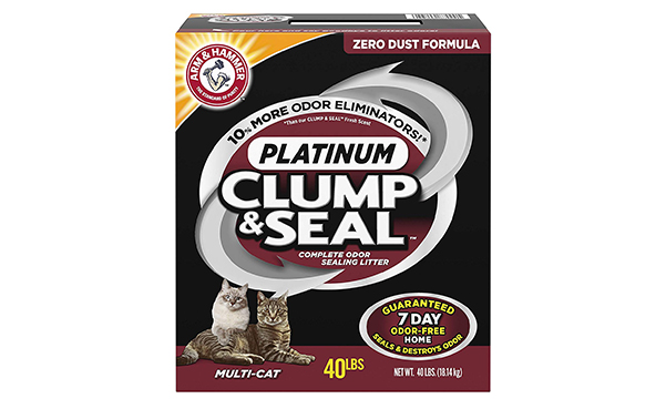 Arm & Hammer Clump & Seal Platinum Litter