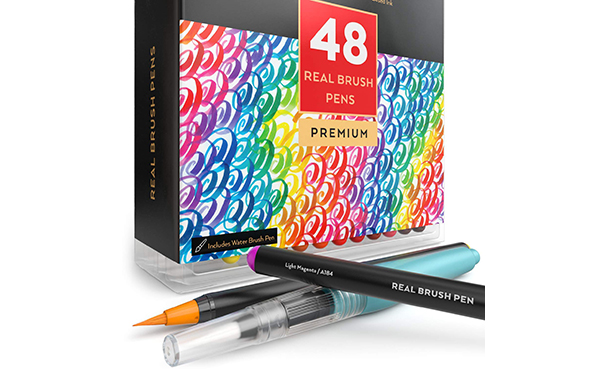 Arteza 48 Colors Real Brush Pens