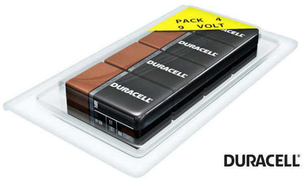Duracell 9 Volt Alkaline Duralock Batteries