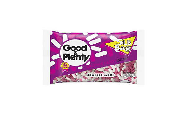 GOOD & PLENTY Licorice Halloween Candy 5 Pound Bag