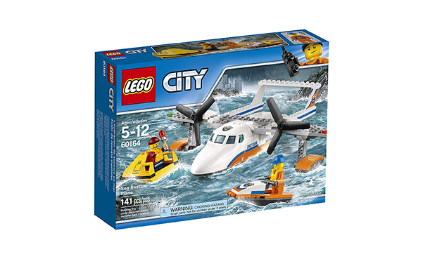 LEGO City Sea Rescue Plane Building Kit