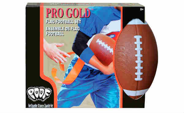 POOF pro gold flag football