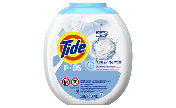 Tide PODS Free & Gentle HE Turbo Laundry Detergent Pacs