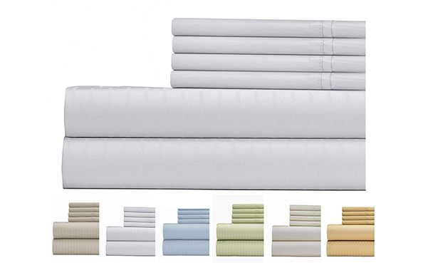 700 TC Cotton Rich 6 Piece Bed Sheet Set