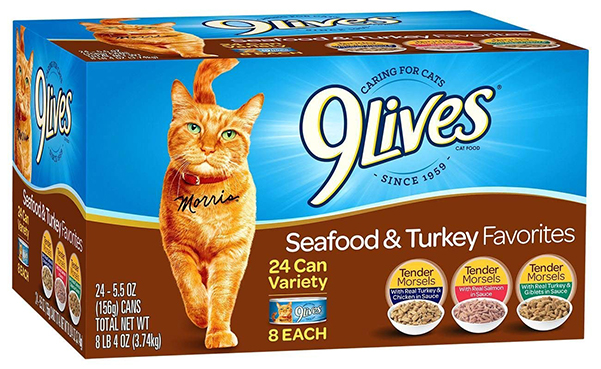 9Lives Variety Pack Favorites Wet Cat Food