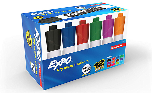 EXPO Low Odor Dry Erase Markers