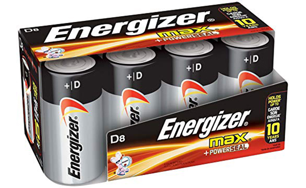 Energizer D Cell Batteries, 8 Count
