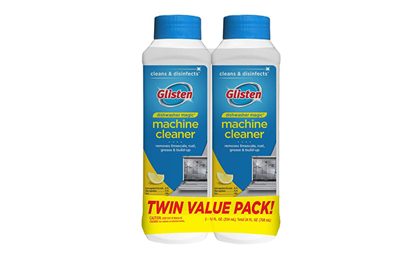 Glisten Dishwasher Cleaner and Disinfectant, 2 Pack