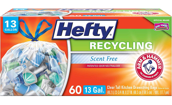 Hefty 16 Gallon Garbage Bags, 60 Count