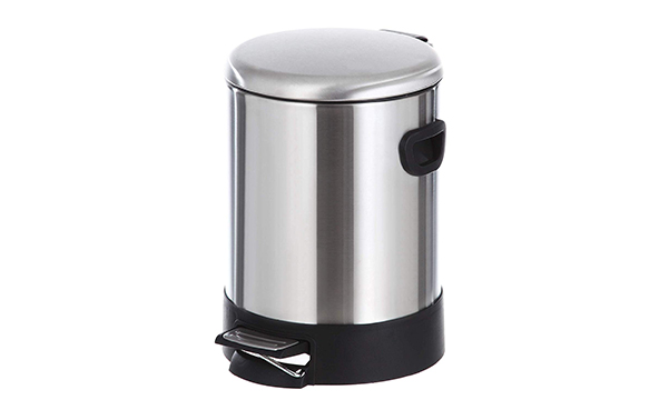 Home Zone Stainless Steel Kitchen Trash Can