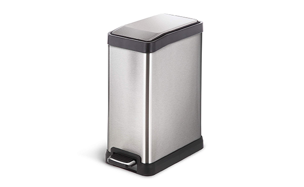 Home Zone Steel Trash Can