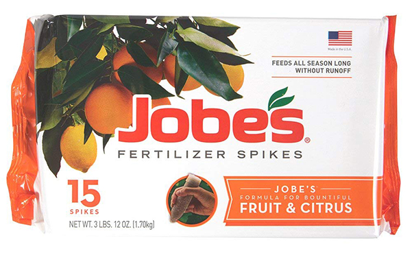 Jobe's Fruit and Citrus Tree Fertilizer Spikes, 15 Pack