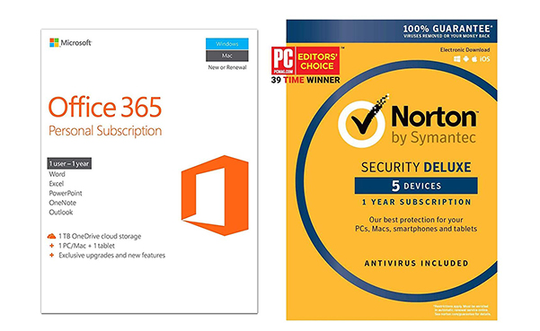 MS Office 365 Personal with Norton Security