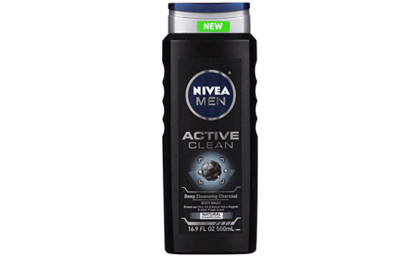 NIVEA Men Active Clean Body Wash, Pack of 3