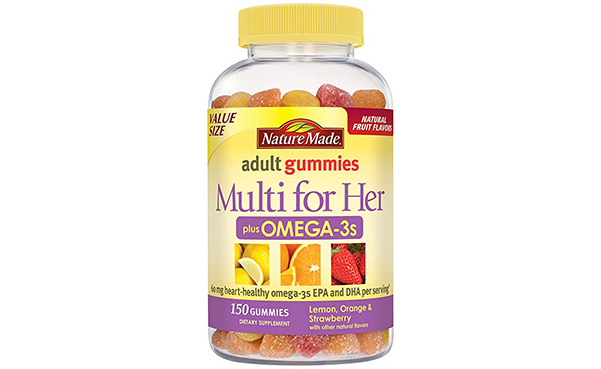 Nature Made Multi for Her + Omega-3 Adult Gummies