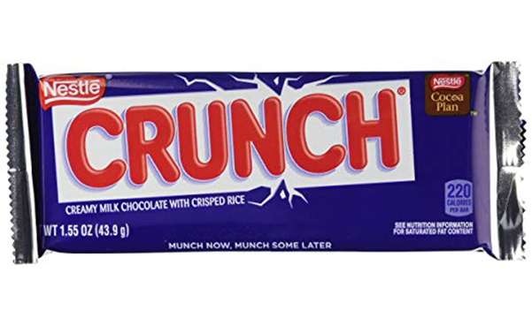 Nestle Crunch Chocolate Candy Bars, Pack of 36