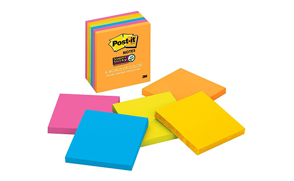 Post-it Super Sticky Notes, 6 Pads Pack