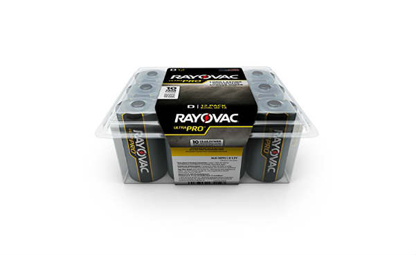 RAYOVAC D Ultra Pro Alkaline Batteries