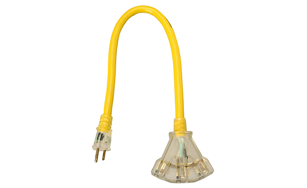 Yellow Jacket 3-Outlet Extension Cord