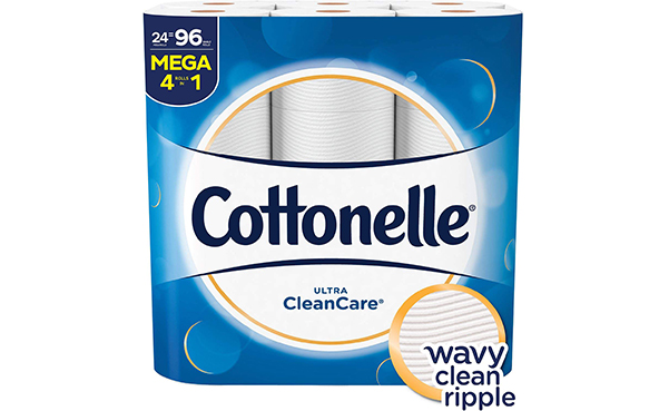 Cottonelle Ultra CleanCare Toilet Paper, 24 Mega Rolls