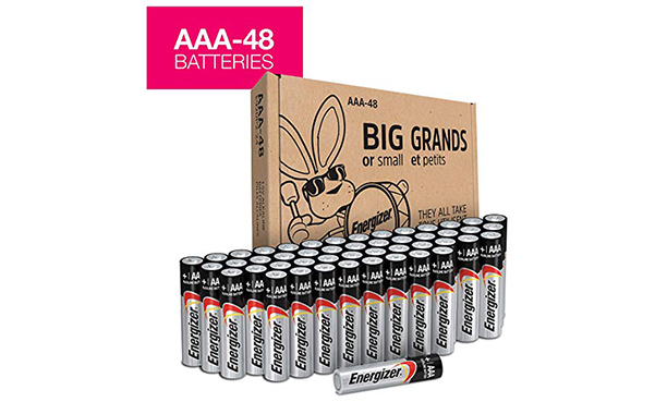 Energizer AAA Batteries, 48 count