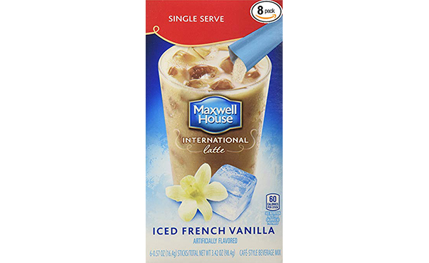 French Vanilla Iced Latte Singles, Pack of 8