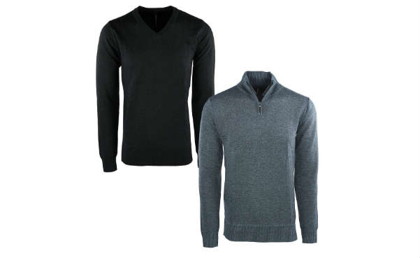Leonardo Gavino Men's Sweater Holiday 2-Pack