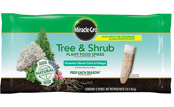 Miracle-Gro Tree & Shrub Fertilizer Spikes, 12 Pack