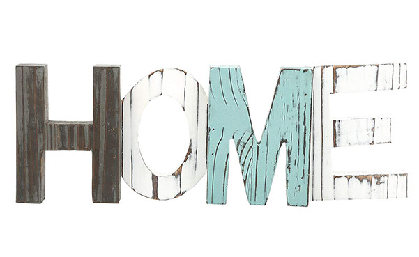 MyGift Rustic Wood Home Decorative Sign