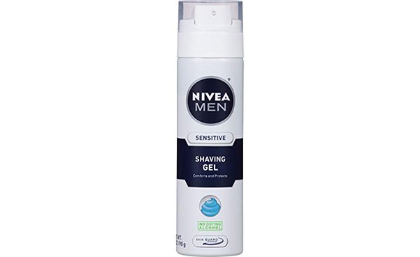 NIVEA FOR MEN Sensitive Shaving Gel, Pack of 3