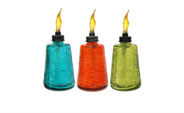Tiki 1116040 Molded Glass Table Torch
