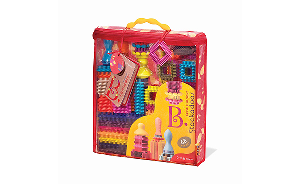 B. toys Bristle Blocks Stackadoos Building Blocks