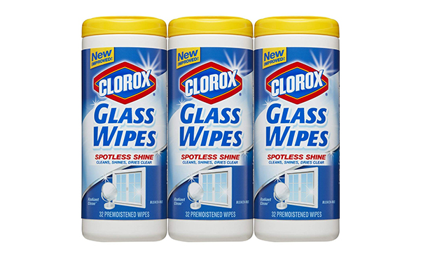 Clorox Glass Wipes Value Pack, Pack of 3